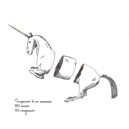 Composición de un unicornio